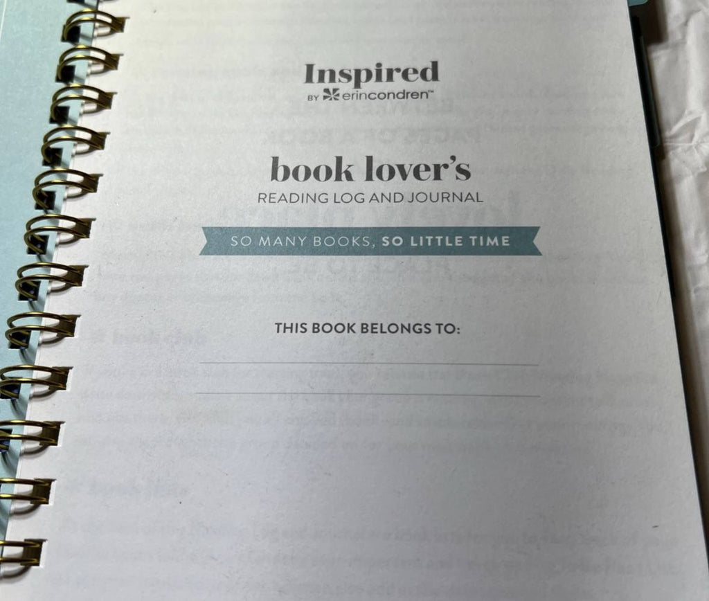 Bookstore Journal & Reading Log (Spiral)